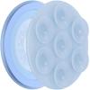 PopSockets Suck-Up™ Suction Grip & Stand, 3-in-1 MagSafe Phone Mount for iPhone, Strong Hold on Mirrors & Glass, Swappable Top, Portable & Reusable – Clear(Frost)
