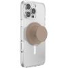 PopSockets Suck-Up™ Suction Grip & Stand, 3-in-1 MagSafe Phone Mount for iPhone, Strong Hold on Mirrors & Glass, Swappable Top, Portable & Reusable – Clear(Latte)