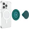 PopSockets Suck-Up™ Suction Grip & Stand, 3-in-1 MagSafe Phone Mount for iPhone, Strong Hold on Mirrors & Glass, Swappable Top, Portable & Reusable – Clear(Fresh Pine)
