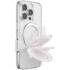 PopSockets Suck-Up™ Suction Grip & Stand, 3-in-1 MagSafe Phone Mount for iPhone, Strong Hold on Mirrors & Glass, Swappable Top, Portable & Reusable – Clear(Opalescent)