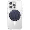 PopSockets Suck-Up™ Suction Grip & Stand, 3-in-1 MagSafe Phone Mount for iPhone, Strong Hold on Mirrors & Glass, Swappable Top, Portable & Reusable – Clear(French Navy)