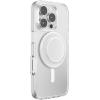 PopSockets Suck-Up™ Suction Grip & Stand, 3-in-1 MagSafe Phone Mount for iPhone, Strong Hold on Mirrors & Glass, Swappable Top, Portable & Reusable – Clear(Glossy White)