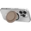 PopSockets Suck-Up™ Suction Grip & Stand, 3-in-1 MagSafe Phone Mount for iPhone, Strong Hold on Mirrors & Glass, Swappable Top, Portable & Reusable – Clear(Latte)
