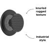 PopSockets Suck-Up™ Suction Grip & Stand, 3-in-1 MagSafe Phone Mount for iPhone, Strong Hold on Mirrors & Glass, Swappable Top, Portable & Reusable – Clear(Black Knurl)