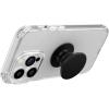 PopSockets Suck-Up™ Suction Grip & Stand, 3-in-1 MagSafe Phone Mount for iPhone, Strong Hold on Mirrors & Glass, Swappable Top, Portable & Reusable – Clear(Black)
