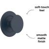 PopSockets Suck-Up™ Suction Grip & Stand, 3-in-1 MagSafe Phone Mount for iPhone, Strong Hold on Mirrors & Glass, Swappable Top, Portable & Reusable – Clear(Soft Touch Navy)