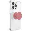 PopSockets Suck-Up™ Suction Grip & Stand, 3-in-1 MagSafe Phone Mount for iPhone, Strong Hold on Mirrors & Glass, Swappable Top, Portable & Reusable – Clear(Clay)