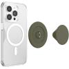 PopSockets Suck-Up™ Suction Grip & Stand, 3-in-1 MagSafe Phone Mount for iPhone, Strong Hold on Mirrors & Glass, Swappable Top, Portable & Reusable – Clear(Soft Touch Fatigue)