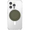 PopSockets Suck-Up™ Suction Grip & Stand, 3-in-1 MagSafe Phone Mount for iPhone, Strong Hold on Mirrors & Glass, Swappable Top, Portable & Reusable – Clear(Soft Touch Fatigue)