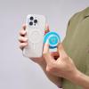 PopSockets Suck-Up™ Suction Grip & Stand, 3-in-1 MagSafe Phone Mount for iPhone, Strong Hold on Mirrors & Glass, Swappable Top, Portable & Reusable – Clear(Blue Clear)