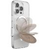 PopSockets Suck-Up™ Suction Grip & Stand, 3-in-1 MagSafe Phone Mount for iPhone, Strong Hold on Mirrors & Glass, Swappable Top, Portable & Reusable – Clear(Latte)