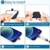 Universal Cell Phone Lanyard, Crossbody Lanyard with Adjustable Nylon Neck Strap Compatible for Every Mobile Phone