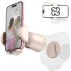 MiiKARE Shower/Mirror/Wall Phone Holder, Shower Phone Mount with 360 Degree Rotating, Universal Bathroom Accessories Phone Clamp for All Phones, Wall Phone Holder for Bathroom, Mirror, Kitchen – Pink