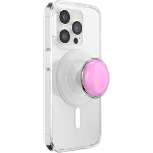 PopSockets Phone Grip for MagSafe with Kickstand, Magnetic Stand, Swappable Top, Secure Hold for iPhone MagSafe Cases, Phone & Tablet Grip – BonBon Femme Bot(Luxe BonBon Femme Bot)