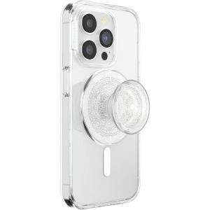 PopSockets Phone Grip for MagSafe with Kickstand, Magnetic Stand, Swappable Top, Secure Hold for iPhone MagSafe Cases, Phone & Tablet Grip, Cute PopSockets – Enamel Coconut Crème(Doily Life)