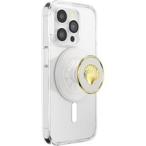 PopSockets Phone Grip for MagSafe with Kickstand, Magnetic Stand, Swappable Top, Secure Hold for iPhone MagSafe Cases, Phone & Tablet Grip, Cute PopSockets – Enamel Desert Gem Bloom(Venus White)