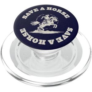 PopSockets Phone Grip with Expanding Kickstand- Save A Horse PopSockets PopGrip for MagSafe(Magnetic PopGrip)