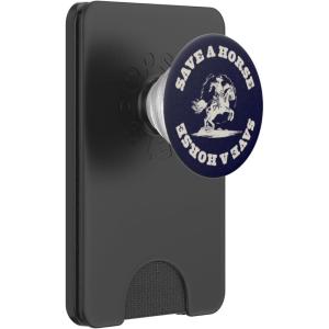 PopSockets Phone Grip with Expanding Kickstand- Save A Horse PopSockets PopGrip for MagSafe(Magnetic PopWallet)