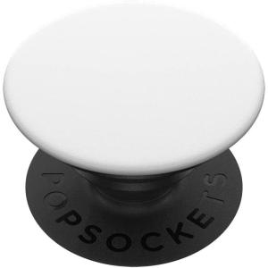PopSockets Suck-Up™ Suction Grip & Stand, 3-in-1 MagSafe Phone Mount for iPhone, Strong Hold on Mirrors & Glass, Swappable Top, Portable & Reusable – Clear(White on Black)