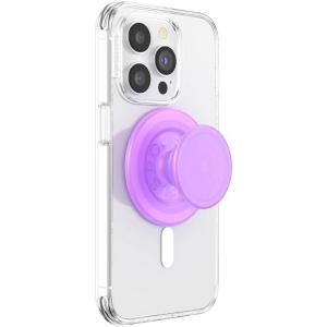 PopSockets Suck-Up™ Suction Grip & Stand, 3-in-1 MagSafe Phone Mount for iPhone, Strong Hold on Mirrors & Glass, Swappable Top, Portable & Reusable – Clear(Pink Clear)