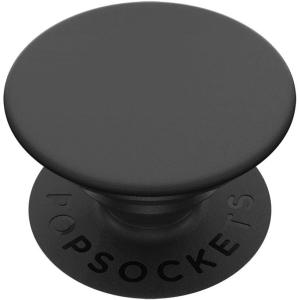 PopSockets Suck-Up™ Suction Grip & Stand, 3-in-1 MagSafe Phone Mount for iPhone, Strong Hold on Mirrors & Glass, Swappable Top, Portable & Reusable – Clear(Black)