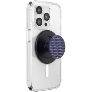 PopSockets Suck-Up™ Suction Grip & Stand, 3-in-1 MagSafe Phone Mount for iPhone, Strong Hold on Mirrors & Glass, Swappable Top, Portable & Reusable – Clear(French Navy)