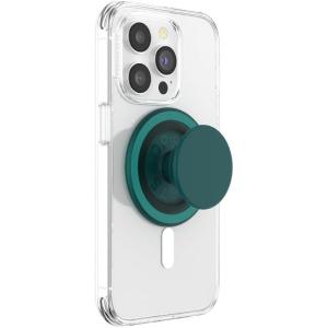 PopSockets Suck-Up™ Suction Grip & Stand, 3-in-1 MagSafe Phone Mount for iPhone, Strong Hold on Mirrors & Glass, Swappable Top, Portable & Reusable – Clear(Fresh Pine)