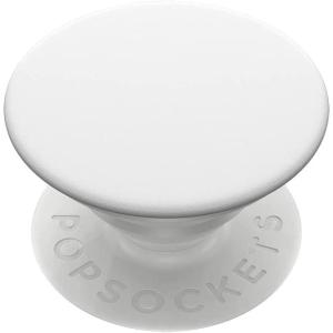 PopSockets Suck-Up™ Suction Grip & Stand, 3-in-1 MagSafe Phone Mount for iPhone, Strong Hold on Mirrors & Glass, Swappable Top, Portable & Reusable – Clear(White)