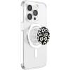 PopSockets Floral Phone Grip & Stand – Black Mod Flower PopSockets PopGrip for MagSafe(Magnetic PopGrip)
