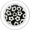 PopSockets Floral Phone Grip & Stand – Black Mod Flower PopSockets PopGrip for MagSafe(Magnetic PopGrip)