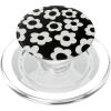 PopSockets Floral Phone Grip & Stand – Black Mod Flower PopSockets PopGrip for MagSafe(Magnetic PopGrip)