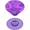 PopSockets Phone Grip for MagSafe with Kickstand, Magnetic Stand, Swappable Top, Secure Hold for iPhone MagSafe Cases, Phone & Tablet Grip, Cute PopSockets, Pink, Purple – Aura(Lava Flow)