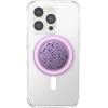 PopSockets Phone Grip for MagSafe with Kickstand, Magnetic Stand, Swappable Top, Secure Hold for iPhone MagSafe Cases, Phone & Tablet Grip, Cute PopSockets, Pink, Purple – Aura(Plum Speckle)