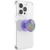PopSockets Phone Grip for MagSafe with Kickstand, Magnetic Stand, Swappable Top, Secure Hold for iPhone MagSafe Cases, Phone & Tablet Grip, Cute PopSockets, Pink, Purple – Aura(Purple Kamp)
