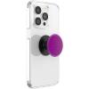 PopSockets Phone Grip for MagSafe with Kickstand, Magnetic Stand, Swappable Top, Secure Hold for iPhone MagSafe Cases, Phone & Tablet Grip, Cute PopSockets, Pink, Purple – Aura(Purple haze)