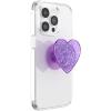PopSockets Phone Grip for MagSafe with Kickstand, Magnetic Stand, Swappable Top, Secure Hold for iPhone MagSafe Cases, Phone & Tablet Grip, Cute PopSockets, Pink, Purple – Aura(Dreamy Heart)