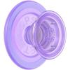 PopSockets Phone Grip for MagSafe with Kickstand, Magnetic Stand, Swappable Top, Secure Hold for iPhone MagSafe Cases, Phone & Tablet Grip, Cute PopSockets, Pink, Purple – Aura(Lavender Translucent)
