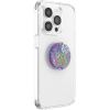 PopSockets Phone Grip for MagSafe with Kickstand, Magnetic Stand, Swappable Top, Secure Hold for iPhone MagSafe Cases, Phone & Tablet Grip, Cute PopSockets, Pink, Purple – Aura(Purple Kamp)