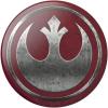 PopSockets Phone Grip for MagSafe with Kickstand, Magnetic Stand, Swappable Top, Secure Hold for iPhone MagSafe Cases, Phone & Tablet Grip, Starwars – Enamel Distressed Rebel Symbol(Rebel Icon)