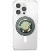 PopSockets Phone Grip for MagSafe with Kickstand, Magnetic Stand, Swappable Top, Secure Hold for iPhone MagSafe Cases, Phone & Tablet Grip, Starwars – Enamel Distressed Rebel Symbol(Yoda Enamel MS)
