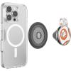 PopSockets Phone Grip for MagSafe with Kickstand, Magnetic Stand, Swappable Top, Secure Hold for iPhone MagSafe Cases, Phone & Tablet Grip, Starwars – Enamel Distressed Rebel Symbol(Enamel BB-8)
