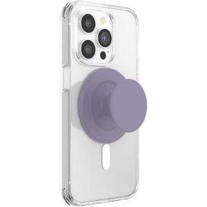 PopSockets Phone Grip for MagSafe with Kickstand, Magnetic Stand, Swappable Top, Secure Hold for iPhone MagSafe Cases, Phone & Tablet Grip, Cute PopSockets, Pink, Purple – Aura(Soft Touch Dusk)