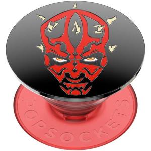 PopSockets Phone Grip for MagSafe with Kickstand, Magnetic Stand, Swappable Top, Secure Hold for iPhone MagSafe Cases, Phone & Tablet Grip, Starwars – Enamel Distressed Rebel Symbol(Darth Maul)