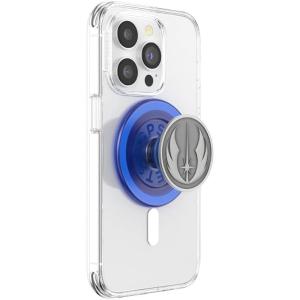 PopSockets Phone Grip for MagSafe with Kickstand, Magnetic Stand, Swappable Top, Secure Hold for iPhone MagSafe Cases, Phone & Tablet Grip, Starwars – Enamel Distressed Rebel Symbol(Jedi Icon)