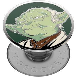PopSockets Phone Grip for MagSafe with Kickstand, Magnetic Stand, Swappable Top, Secure Hold for iPhone MagSafe Cases, Phone & Tablet Grip, Starwars – Enamel Distressed Rebel Symbol(Yoda Enamel)