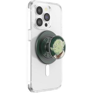 PopSockets Phone Grip for MagSafe with Kickstand, Magnetic Stand, Swappable Top, Secure Hold for iPhone MagSafe Cases, Phone & Tablet Grip, Starwars – Enamel Distressed Rebel Symbol(Yoda Enamel MS)