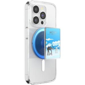 PopSockets Phone Grip for MagSafe with Kickstand, Magnetic Stand, Swappable Top, Secure Hold for iPhone MagSafe Cases, Phone & Tablet Grip, Starwars – Enamel Distressed Rebel Symbol(Welcome to Hoth)