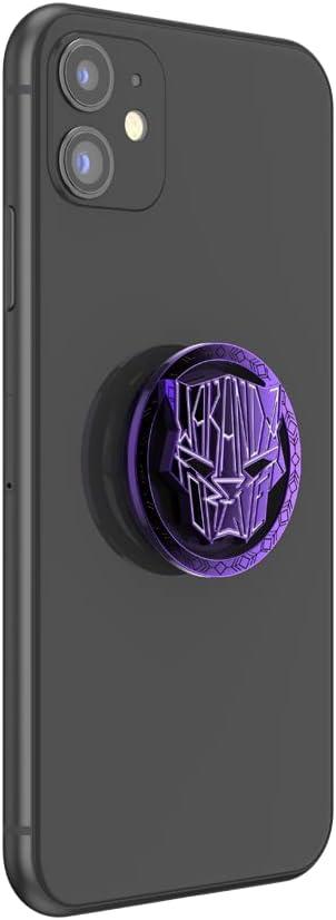 imagePopSockets Phone Grip for MagSafe with Kickstand Magnetic Stand Swappable Top Secure Hold for iPhone MagSafe Cases Phone ampamp Tablet Grip Marvel Enamel Captain America Comic BookWakanda Forever