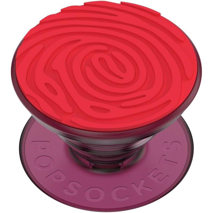 imagePopSockets Phone Grip for MagSafe with Kickstand Magnetic Stand Swappable Top Secure Hold for iPhone MagSafe Cases Phone ampamp Tablet Grip  Aluminum TopoImprint Blanchette