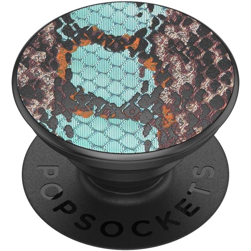 imagePopSockets Phone Grip for MagSafe with Kickstand Magnetic Stand Swappable Top Secure Hold for iPhone MagSafe Cases Phone ampamp Tablet Grip  Koi PondWatersnake